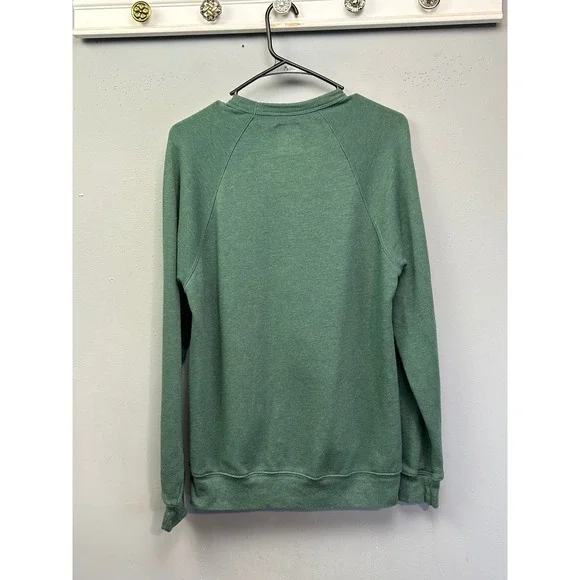 The Landmark Project Sweatshirt Unisex Medium Green Grove Park Inn Raglan Fleece - Picture 2 of 6